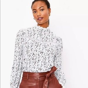 LOFT Floral Blouse